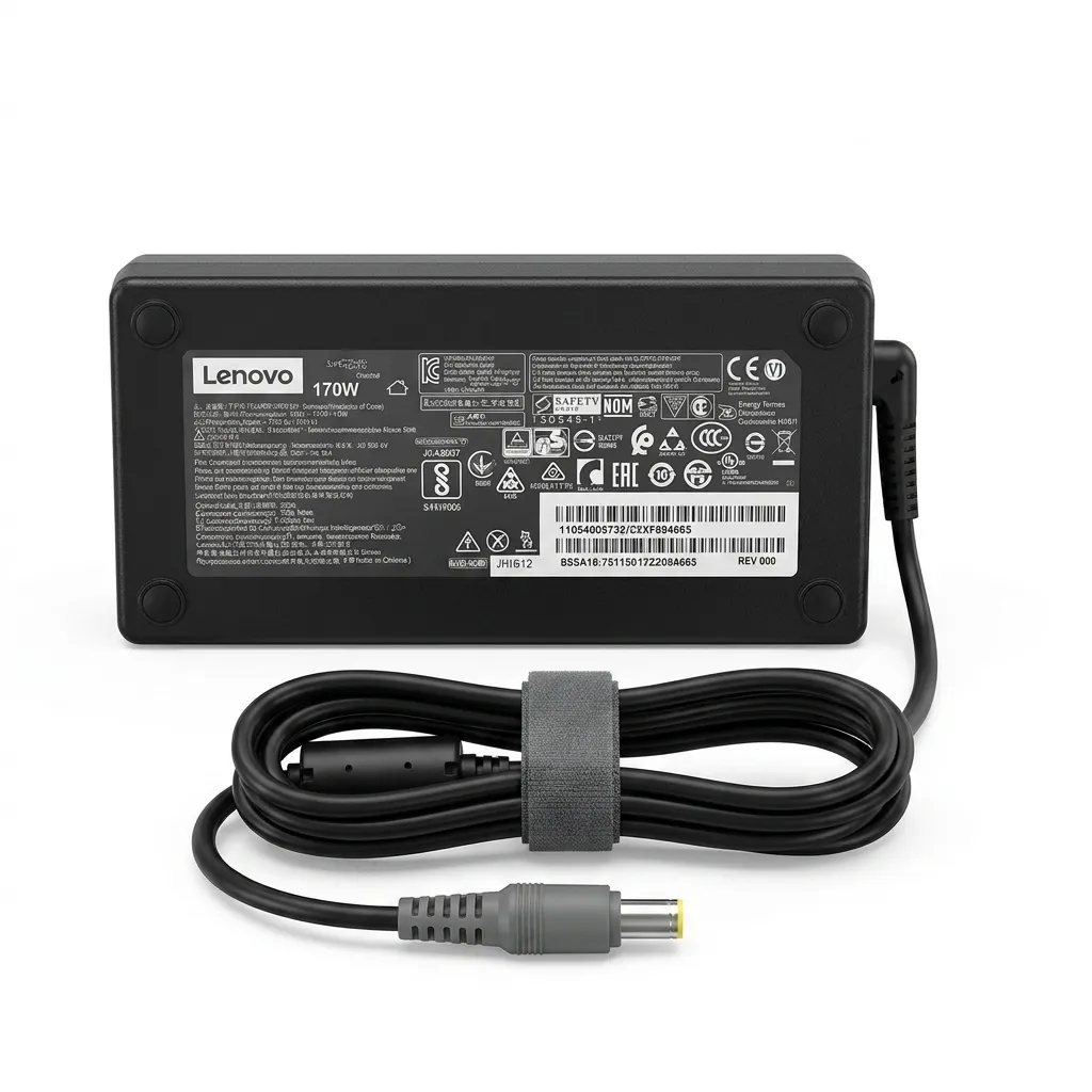 Lenovo 170W Adapter (Big Round Yellow Pin)  