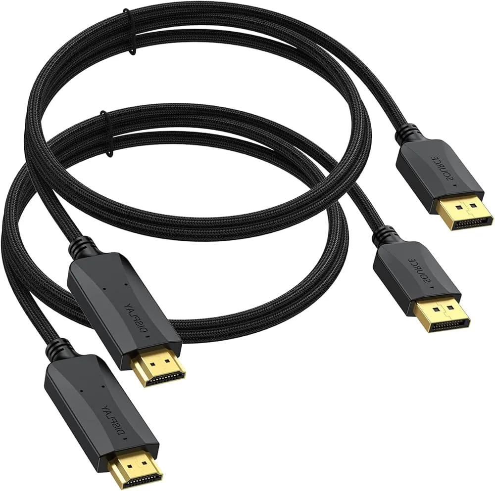Male DisplayPort to Video Cable